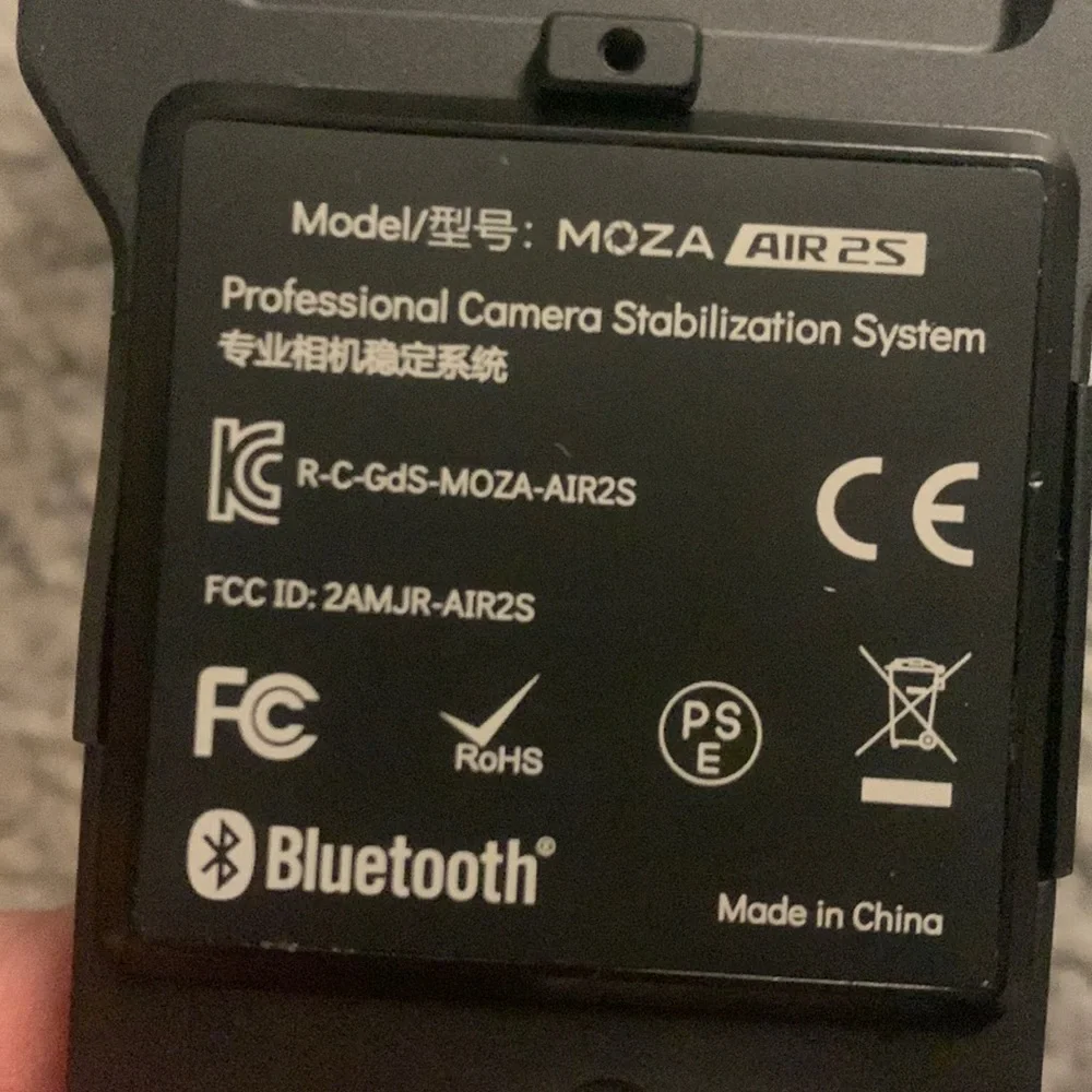 (1856) MOZA Air 2S Camera Stabilizer Professional SLR Handheld Gimbal 3-axis